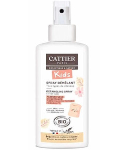 Cattier Spray démêlant parfum fleur de guimauve 200ml Spray démêlant familial aloé vera - 200 ml - Cattier