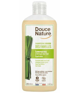 Douce Nature Shampoing douche des familles Lemongrass 250ml - Douce Nature aloe vera douceur Espritphyto