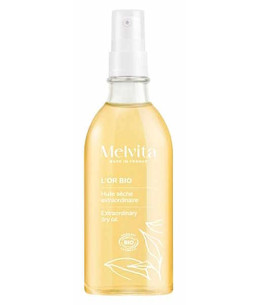 Melvita L'Or Huile Extraordinaire 100ml- visage, corps et cheveux 100ml avec pulvérisateur Melvita Espritphyto