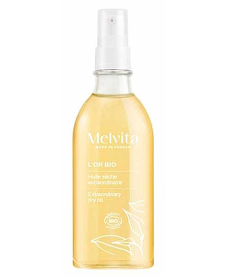Melvita L'Or Huile Extraordinaire 100ml- visage, corps et cheveux 100ml avec pulvérisateur Melvita Espritphyto Melvita L'Or Huile Extraordinaire 100ml- visage, corps et cheveux 100ml avec pulvérisateur Melvita Espritphyto