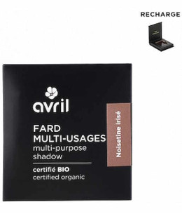 Avril Fard Multi Usages Noisetine Irisé 2.5g recharge certifiée Cosmos organic Espritphyto