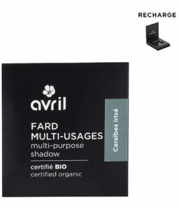 Avril Fard Multi Usages Caraibes irisé 2.5g recharge certifiée Cosmos organic Espritphyto
