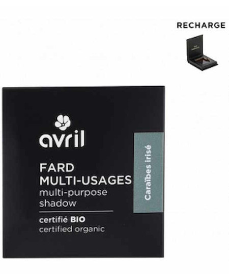 Avril Fard Multi Usages Caraibes irisé 2.5g recharge certifiée Cosmos organic Espritphyto Avril Fard Multi Usages Caraibes irisé 2.5g recharge certifiée Cosmos organic Espritphyto