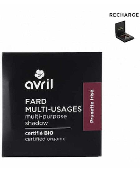 Avril Fard Multi Usages Prunette irisé 2.5g recharge certifiée Cosmos organic Espritphyto Avril Fard Multi Usages Prunette irisé 2.5g recharge certifiée Cosmos organic Espritphyto