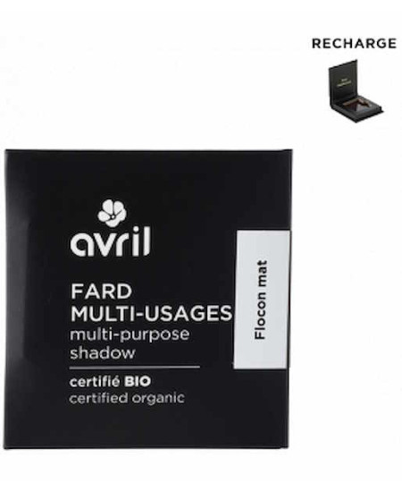 Avril Fard Multi Usages Flocon mat 2.5g recharge certifiée Cosmos organic Espritphyto Avril Fard Multi Usages Flocon mat 2.5g recharge certifiée Cosmos organic Espritphyto