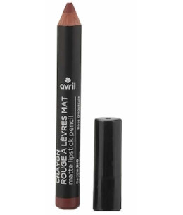 Avril Crayon à rouge à lèvres Jumbo Argile rose 2g couleur mate hydratation espritphyto