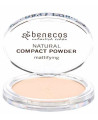Benecos Poudre compacte Porcelaine 9g unifie le teint Espritphyto