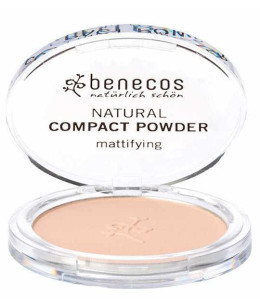 Benecos Poudre compacte Sable 9g unifie le teint Espritphyto