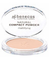 Benecos Poudre compacte Sable 9g unifie le teint Espritphyto