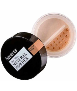 Poudre Libre minérale Medium beige 6g Benecos  maquillage bio Espritphyto
