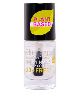  Benecos Vernis à ongles TOP COAT happy nails 5ml renforce et protège Espritphyto