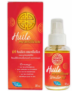 Phytofrance Huile merveilleuse 50ml aux 64 huiles essentielles Espritphyto