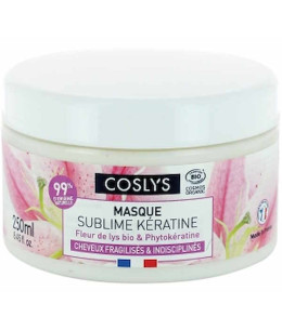 Coslys Masque sublime Kératine 250ml Masque Kératine cheveux fragiles et indisciplinés Espritphyto