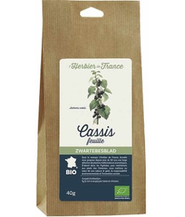 Cassis Feuilles 40 gr Herbier De France aide au confort articulaire par ribes nigrum Espritphyto