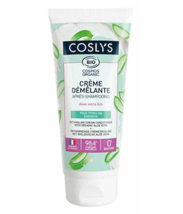 Coslys Crème démêlante Après shampoing Aloe Vera 200ml Baume démêlant coiffant à l'aloé vera - Coslys