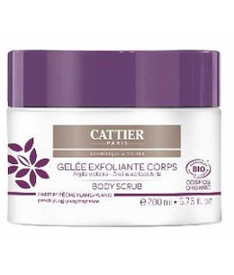 Cattier Gelée exfoliante corps 200 ml argile violette poudre de riz Espritphyto