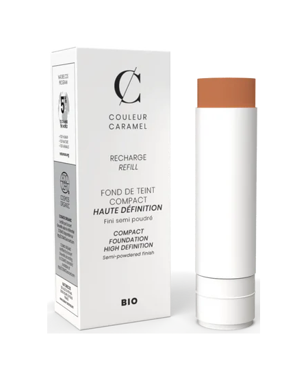 Couleur Caramel - Recharge Fond de teint Compact Haute Définition No 14 -  Beige halé 9 g