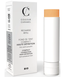 Couleur Caramel - Recharge Fond de teint Compact Haute Définition No 12 -  Beige clair 9 g