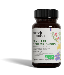 French Mush Complexe 5 Champignons 56 gélules