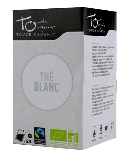Thé blanc BIO 24 sachets 48g Touch Organic