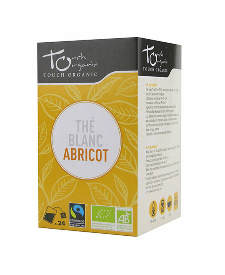 Thé Blanc BIO à l’Abricot 24 sachets Touch Organic