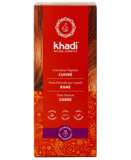 Coloration végétale Cuivré 100g Khadi