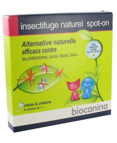 Biocanina - Insectifuge Naturel - Chiots et chatons Biocanina - Insectifuge Naturel - Chiots et chatons