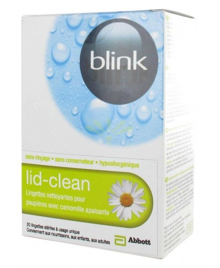 Blink - Lingettes Nettoyantes - 20 Lingettes Blink - Lingettes Nettoyantes - 20 Lingettes