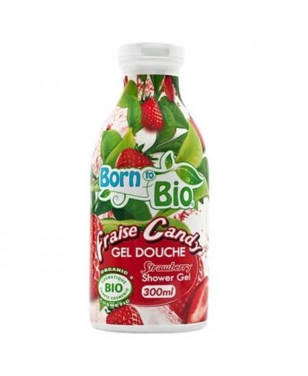 Born To Bio - Gel Douche Bio - Fraise Candy Born To Bio - Gel Douche Bio - Fraise Candy