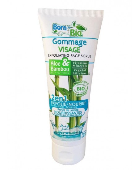 Born To Bio - Gommage Visage 2 en 1 - 75 ml Born To Bio - Gommage Visage 2 en 1 - 75 ml