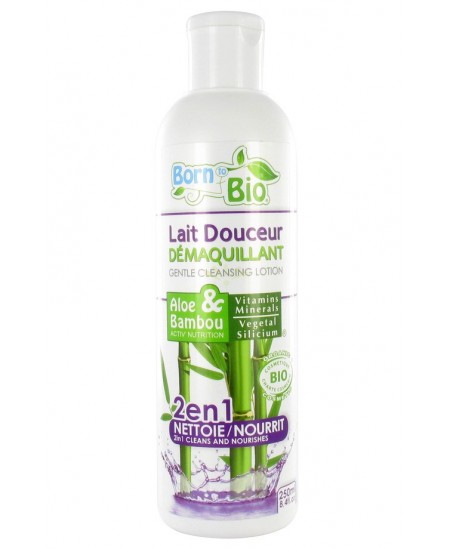 Born To Bio - Lait Douceur Démaquillant Bio - Aloe & Bambou Born To Bio - Lait Douceur Démaquillant Bio - Aloe & Bambou