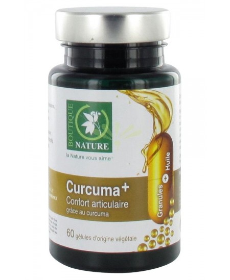 Boutique Nature - Curcuma+ - 60 Gélules Boutique Nature - Curcuma+ - 60 Gélules
