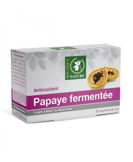 Boutique Nature - Papaye Fermentée - 30 Sachets de 3g Boutique Nature - Papaye Fermentée - 30 Sachets de 3g