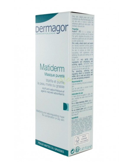 Dermagor - Matiderm Masque Pureté - 40 Ml Dermagor - Matiderm Masque Pureté - 40 Ml