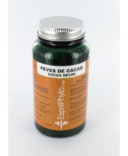 EspritPhyto - Fèves de Cacao - 90 Gélules EspritPhyto - Fèves de Cacao - 90 Gélules