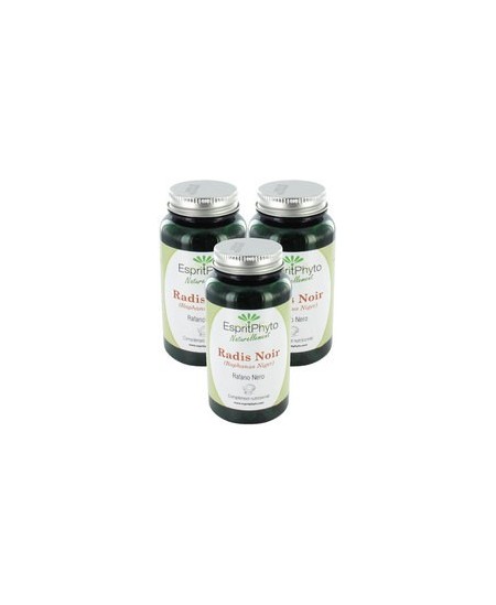 EspritPhyto - Radis Noir - Cure de 3 mois (3 boîtes de 90 gélules) EspritPhyto - Radis Noir - Cure de 3 mois (3 boîtes de 90 gélules)