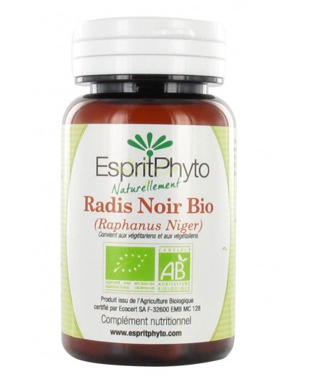 EspritPhyto - Radis Noir Bio - 60 Gélules EspritPhyto - Radis Noir Bio - 60 Gélules