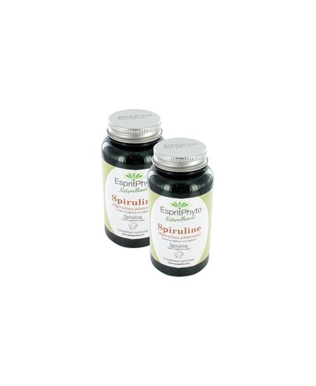 EspritPhyto - Spiruline - Cure de 1 mois (2 boîtes de 90 gélules) EspritPhyto - Spiruline - Cure de 1 mois (2 boîtes de 90 gélules)
