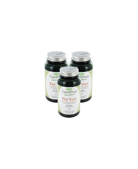 EspritPhyto - Thé Vert - Cure de 2 mois (3 boîtes de 90 gélules) EspritPhyto - Thé Vert - Cure de 2 mois (3 boîtes de 90 gélules)