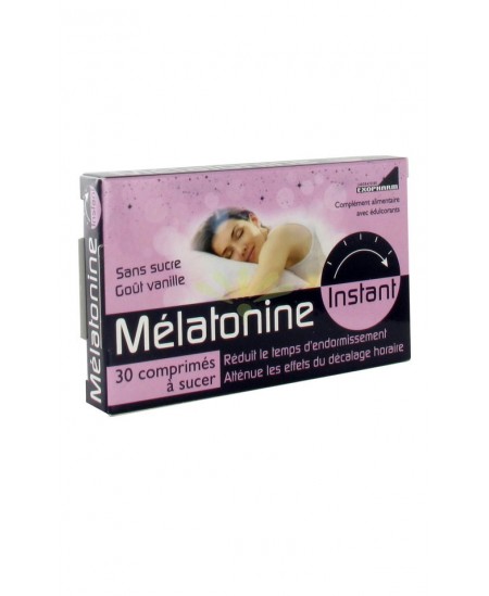 Exopharm - Mélatonine Instant - 30 comprimés Exopharm - Mélatonine Instant - 30 comprimés