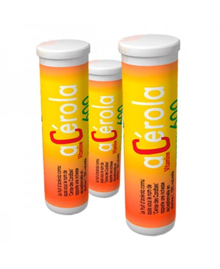Fenioux - Acérola 600 - 3 Tubes de 14 Comprimés Fenioux - Acérola 600 - 3 Tubes de 14 Comprimés