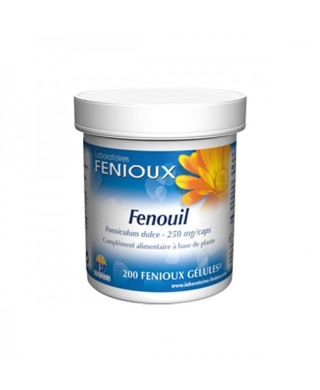 Fenioux - Fenouil - 200 Gélules Fenioux - Fenouil - 200 Gélules