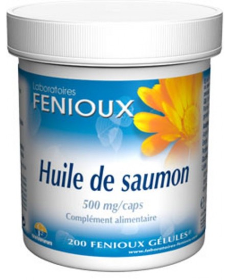 Fenioux - Huile de Saumon (Oméga 3) - 200 Gélules Fenioux - Huile de Saumon (Oméga 3) - 200 Gélules