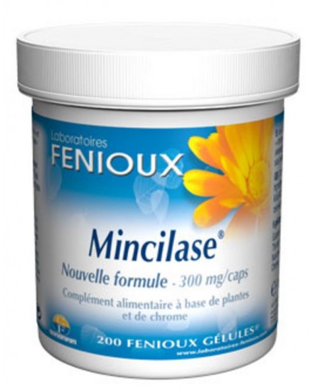 Fenioux - Mincilase Nouvelle Formule - 200 Gélules Fenioux - Mincilase Nouvelle Formule - 200 Gélules