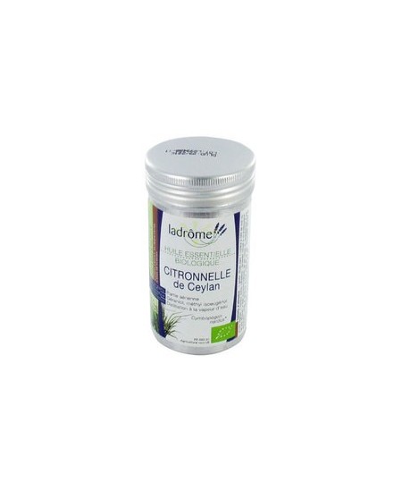 Ladrôme - Huile Essentielle Bio - Citronnelle - 10 Ml Ladrôme - Huile Essentielle Bio - Citronnelle - 10 Ml