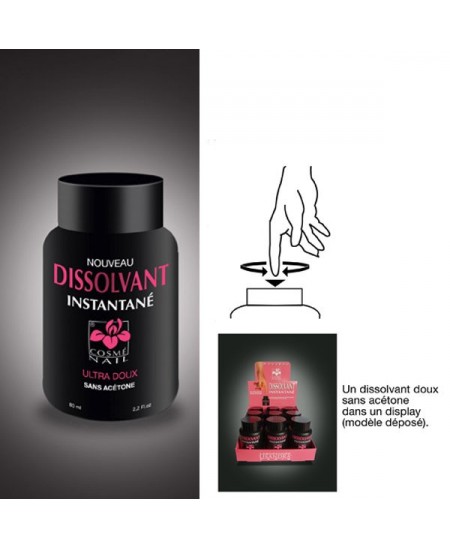 Lisandra Paris - Cosmé Nail - Dissolvant Instantané Ultra Doux - 75 Ml Lisandra Paris - Cosmé Nail - Dissolvant Instantané Ultra Doux - 75 Ml