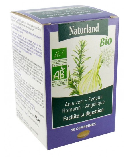 Naturland - Digestion - Comprimés Bio Naturland - Digestion - Comprimés Bio