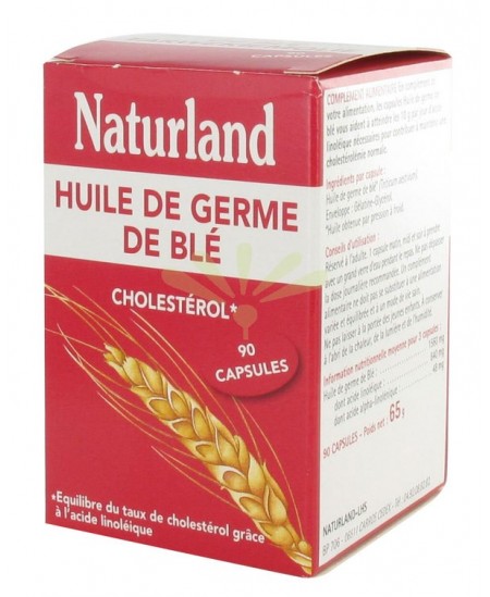Naturland - Huile de Germe de Blé - 90 Capsules Naturland - Huile de Germe de Blé - 90 Capsules