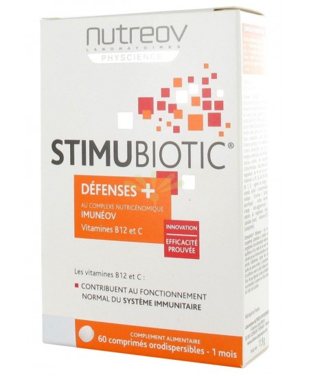 Nutreov - Stimubiotic Défenses+ - 60 Comprimés Nutreov - Stimubiotic Défenses+ - 60 Comprimés
