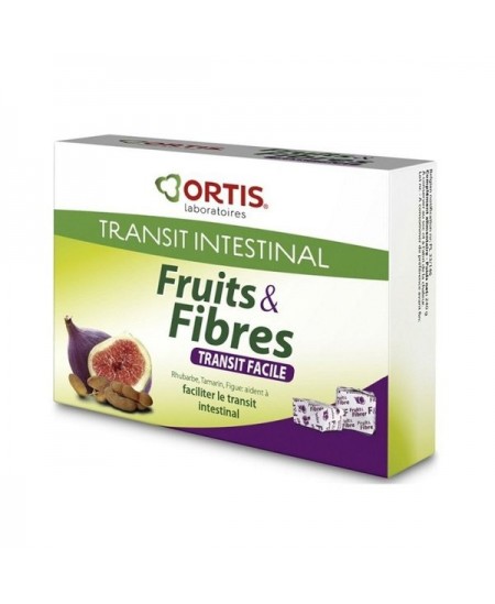 Ortis - Fruits & Fibres Bio - Double Action - 12 Cubes Ortis - Fruits & Fibres Bio - Double Action - 12 Cubes
